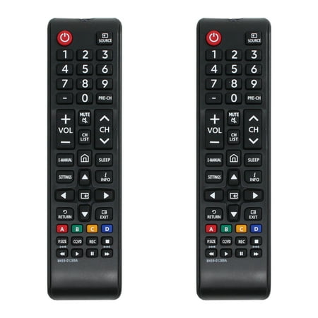 2-Pack BN59-01289A Remote Control Replacement - Compatible with Samsung UN55MU6071 TV