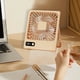 thumbnail image 4 of Ventilador, ventilador de techo, ventilador de escritorio, ventilador portátil, pantalla digital LED, ventilador de mesa recargable a batería, ventilador portátil plegable de 180 grados, 5 ajustes, ad, 4 of 9