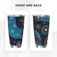 thumbnail image 3 of Fotbe Bohemian Turtle Pattern 20 oz Tumbler Stainless Steel Vacuum Insulated Coffee Ice Cup Double Wall Travel Flask Leak-proof Coffee Cup-Without Straw, 3 of 8