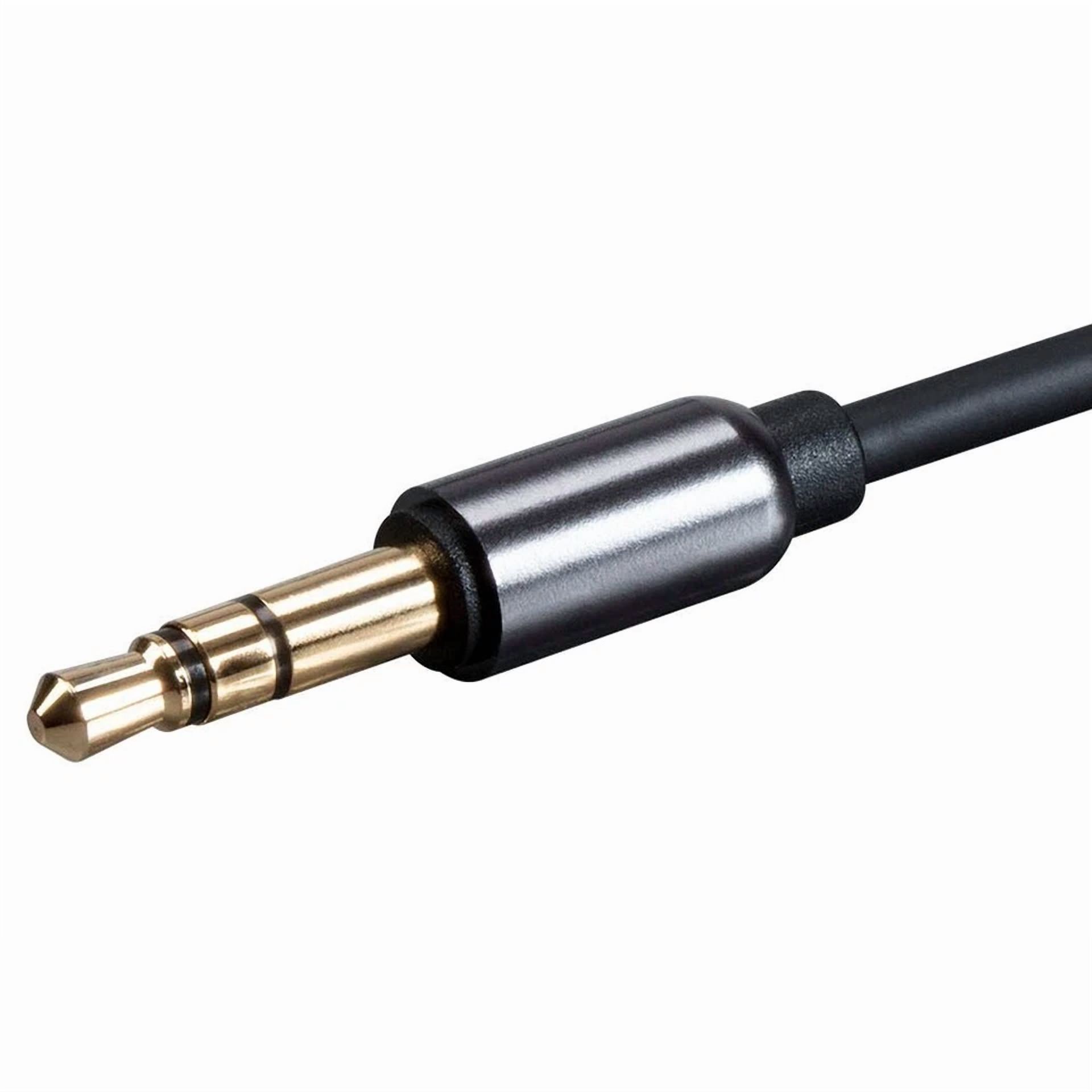 BUTTERFLY- 6Ft Auxiliary Aux 3.5Mm 1/8" Trs Male To Male Stereo Audio Cable Cord Gold Plug