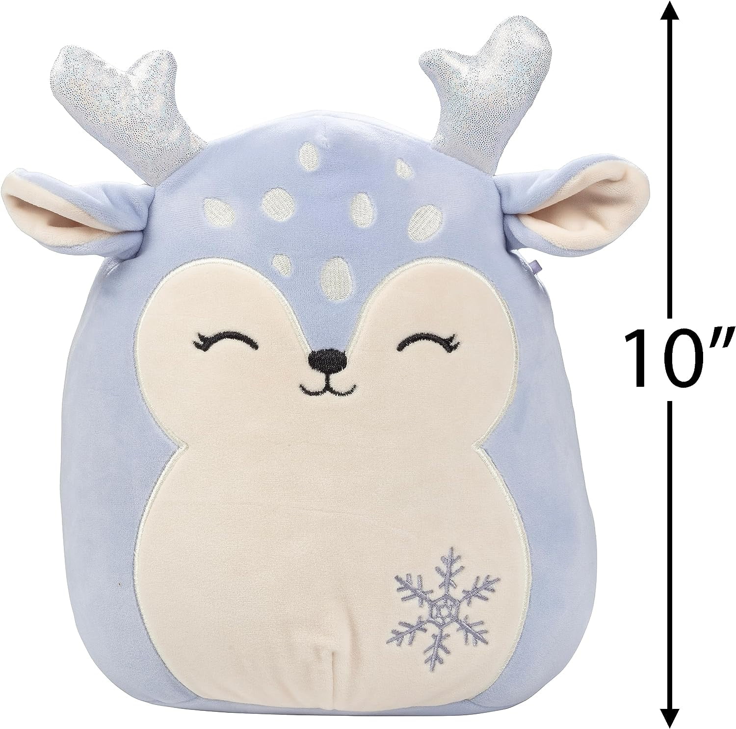 Jazwares Squishmallows 16 Plush Holiday Cat in Blue Scarf Cam