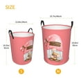 thumbnail image 4 of Uemuo Coffee Gnome (1) Pattern Circular Laundry Hamper Basket with handles,Collapsible laundry basket,Large capacity laundry hamper,Laundry Organizer-Medium, 4 of 8