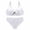 White, variant on Levmjia Women Lace Bra Panty Set Underwire Full Coverage Solid Color Lingerie Sets With Adjustable Straps Daily Wear Dating Party Night Events