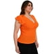 thumbnail image 2 of Blusa sin manga Roman Fashion/Tallas Extras, 0315 (Naranja) naranja 36 Roman Fashion BL-ELY-0315-NARANJA, 2 of 6