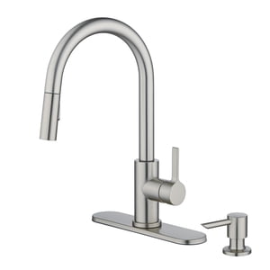 Better Homes & Gardens Pull Down Kitchen Faucet, Satin Nickel