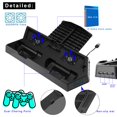 thumbnail image 4 of Ventilador de refrigeración de soporte vertical para PS4/ PS4 Slim/ PS4 Pro con luz indicadora Tmvgtek 2rw3sk2gy8dv0sf5, 4 of 7