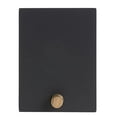 thumbnail image 3 of HUBERT® Wooden Peg Sign Matte Black Plastic - 3" L x 4" H, 3 of 5