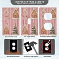 thumbnail image 3 of Yayeee Blank Wall Plate Cover 1-Gang 4.5"x2.7" Home Unused Decorative Outlet, Gingerbread Houses, 3 of 7