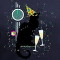 thumbnail image 3 of CafePress - Chat Noir New Years Pa Women's V Neck Dark T Shirt - Women's V-Neck Dark T-Shirt, 3 of 4