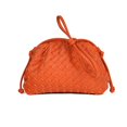 thumbnail image 1 of Molnryggsäck 2024 ny stil väska dam ko läder skrynklig dumpling väska dam handväska axelväska MJ51 orange färg orange färg orange color, 1 of 5