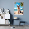thumbnail image 7 of Diamond Art Kit for Adults, Beach Dog Sunglasses Palm Sky Diamond Painting for Adults Beginners, DIY Diamond Art Painting Kits, 5D Diamond Painting Crafts for Home Decor 12x16 Frameless, 7 of 7