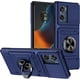 thumbnail image 1 of wonima11 Phone Case for Moto Edge 50 Fusion Wallet Case Card Holder Protective Case Ring Magnetic Kickstand Phone Cover for Motorola Moto Edge 50 Fusion Blue, 1 of 1