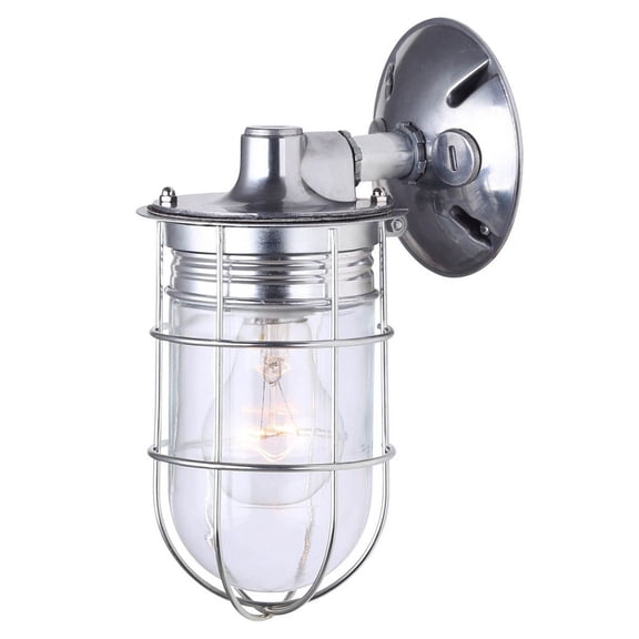 IOL337AL Canarm Inc 1 Light Outdoor Wall Mount-7.5 Inches Tall and 5.5 Inches Wide