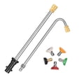thumbnail image 1 of Pressure Washer Extension Rod Stable 1/4 inch Quick Connect Durable Professional Brass, 1 of 9