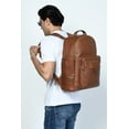 thumbnail image 7 of Classic Leather Backpack with 15" Laptop Sleeve, 7 of 7
