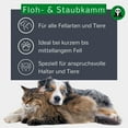 thumbnail image 2 of Paws & Alcott 067155 Bamboo Flea Comb Rotating Pins, 2 of 5