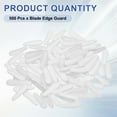 thumbnail image 3 of 500Pcs Knife Tip Protector Cover 1.04"x0.33" Plastic Blade Tip Edge Guards White, 3 of 7