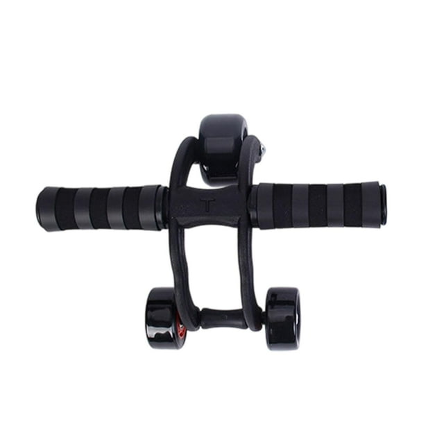 Rodillo para abdominales, rueda abdominal, entrenamiento abdominal, equipo de entrenamiento de core, de fuerza corporal completo para interiores,
