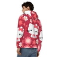thumbnail image 5 of Lsque Sanrio for Mens Full-zip Hoodie, Zip-up Pullover Hooded Sweatshirt, Kangaroo Pocket Hoodie Ideal for Daily Wear, Travel, and Home-Small, 5 of 8