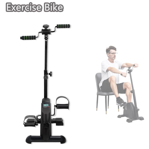 Limorve Elderly Pedal Exerciser Bike,Hand Arm Leg and Knee Peddler Adjustable Fitness Equipment for Seniors, Elderly Home Pedal Exercise Bike for Total Body