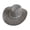 A1 Grey, variant on Cuban Hats for Men Lightweight Straw Hat Roll Up Hats for Summer Outing Foldable Sun Cap Cuban Packable Straw Hat Packable Knit Fedora Hat Classic Beach Hat topper with Strap Khaki