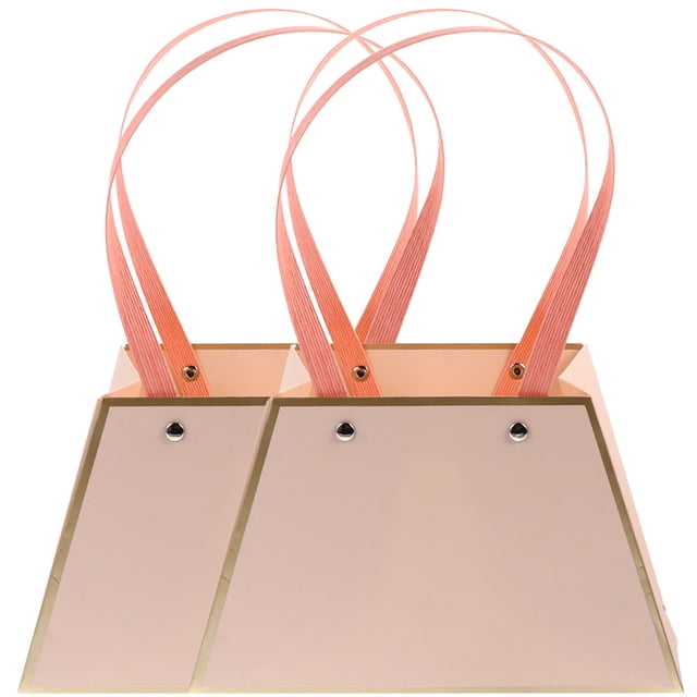 Miangastore Packing Pouches Pink PVC 2Pcs 10.6X8.3X0.8In