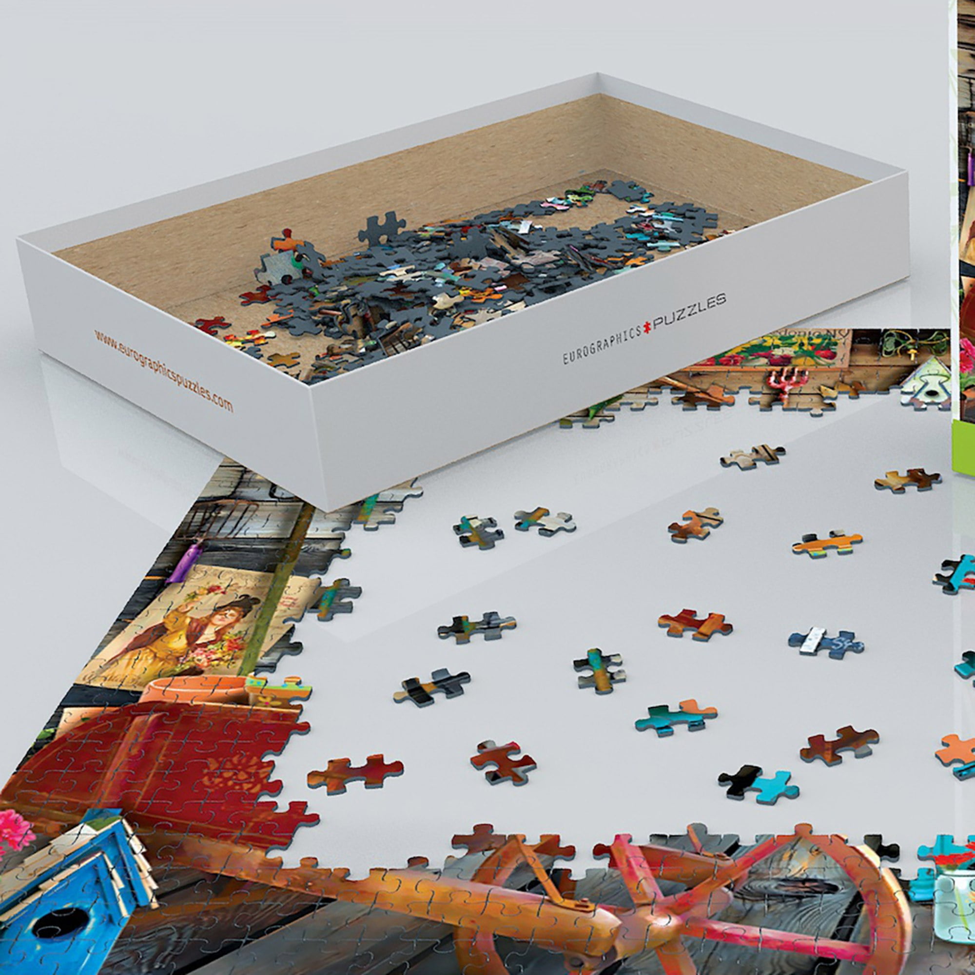 Eurographics: The Potting Shed - 1000 Piece Puzzle - Adult Jigsaw, 19.25" x 26.6" Assembled, Peaceful Scenic Print, High-Quality Recycled Material