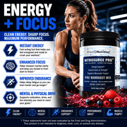 Nitrosurge Pro Pre Workout Powder with Creatine, Nitric Oxide & Energy Support Formula, 300g