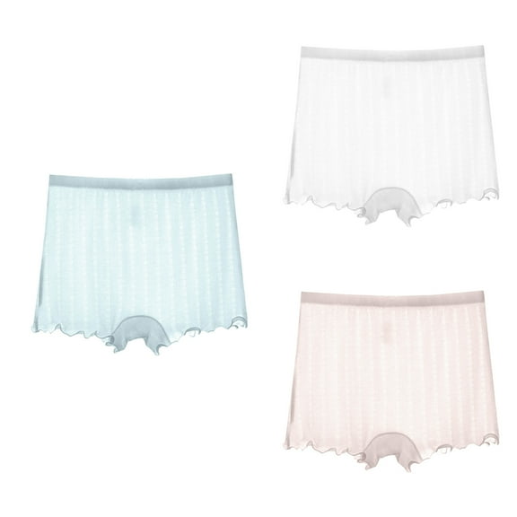 Bovxnpu Boys Girls Underwear Toddler Panties, Girls Cotton Boxers Briefs, Girls Solid Color Four Cornered Pants Breathable Flat Corner Pants Shorts Leggings 10-12 Years