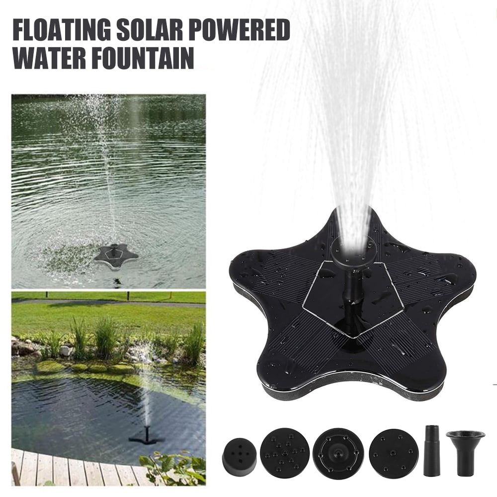 Willstar Mini Solar Floating Water Bird Bath Fountain for Garden Pool Pond Decoration