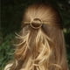 thumbnail image 1 of Pinza de pelo de latón JAMW accesorios minimalistas dorados para el cabello dorado, 1 of 5