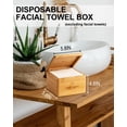 thumbnail image 4 of Toallas faciales Clean LUXU de 60 unidades, desechables, biodegradables, 4 of 8