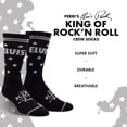thumbnail image 4 of Perri's Elvis "The King" Crew Socks Black/White, 4 of 8