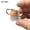 B, variant on Caramel Bread Keyboard Fidget Toy Crisp Mechanical Click Sound Fidget Clicker Keychain, Quiet Anxiety Relief Toy for Adults, for Work Travel Home