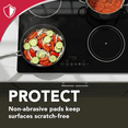 thumbnail image 6 of Weiman Cook Top Scrubbing Pads, Scratch-Free Cooktop Cleaning, 3 Count (2 Pack), 6 of 9