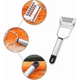thumbnail image 5 of Stainless Steel Vegetable Peeler and Grater Tool for Carrots and More, 5 of 5
