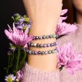 thumbnail image 3 of Picasso Porcelain Macrame Bracelet | Grape, 3 of 8