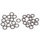 thumbnail image 1 of Nut Washer Kit Instrument Socket Connector Fasteners for Electric Guitar Bass M9 Female ThreadGun Black, 1 of 4