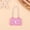 Pink, variant on Fashionable Dollhouse Metal Chain Bag Pack Doll Bag Miniature Shopping Handbag For Clothes Accessories