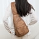 thumbnail image 5 of Riñoneras de PU sólidas con cremallera para mujer, bolsos de hombro de alta calidad y gran capacidad, bolsos cruzados de bolsillo versátiles para ocio, 5 of 5