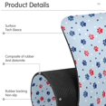 thumbnail image 4 of Yayeee Faucet Mat for Kitchen Sink 30" Diatomite Long Splash Guard Pad, Blue Cartoon Paw Pattern, 2 Pack, 4 of 7