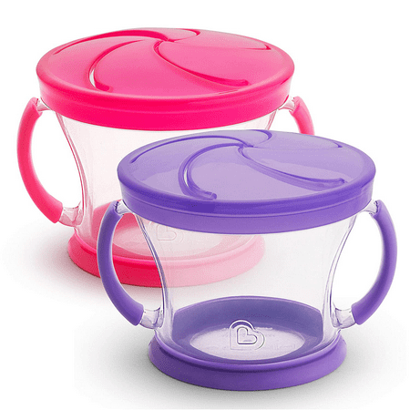 Munchkin Snack Catcher, 2 Pack, Blue/Green