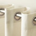 thumbnail image 4 of Exclusive Home Curtains Loha Linen Grommet Top Curtain Panel Pair, 54x84, Ivory, 4 of 8