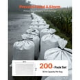 thumbnail image 3 of KFFKFF Empty Sandbags, 200 Packs 16 x 26 in, Durable Sand Bags with Ties, 50lb Capacity Woven Polypropylene, Tear-Resistant & UV-Resistant for Flood Control and Barriers, 3 of 9
