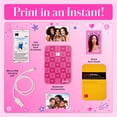 thumbnail image 3 of KODAK Barbie x Step Slim Wireless Instant Portable Photo Mobile Printer – Full Color Prints in Zink 2x3” Sticky-Backed Photos from iOS & Android Devices Via Bluetooth in The App – Iconic Style, 3 of 5