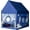 Blue, variant on Kids Play Tent Playhouse Indoor Tent for Kids Boys Toddler, Large Castle Play House Bed Tents Spaceship Outer Space Rocket Blue, Kid Toys for Boy Girl Birthday House Gift