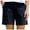 Womens Shorts-Black, variant on Homenesgenics Short for Women Mid Rise Plus Size Womens Short Summer Solid Cotton Womens Short Pocket Casual Shorts/(White,L)