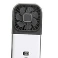 thumbnail image 3 of Ventilador de escritorio Ventilador plegable Refrigeración de bajo ruido Velocidad de 4 velocidades Ventilador de mano duradero ajustable Ventilador Blanco negro, 3 of 9