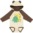 thumbnail image 3 of Inktastic 2nd Birthday Monster Boys or Girls Long Sleeve Baby Bodysuit, 3 of 5