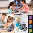 thumbnail image 5 of Remote Control Building Toys, 3-in-1 STEM Robot Building Kit for Kids,408 PCS Remote & APP Controlled Stunt Robot, 5 of 5